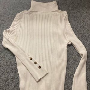 White Turtle Neck